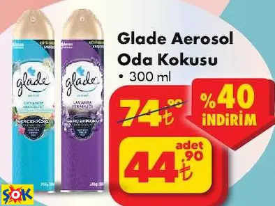 GLADE AEROSOL ODA KOKUSU 300 ML GLADE AEROSOL ODA KOKUSU 300 ML